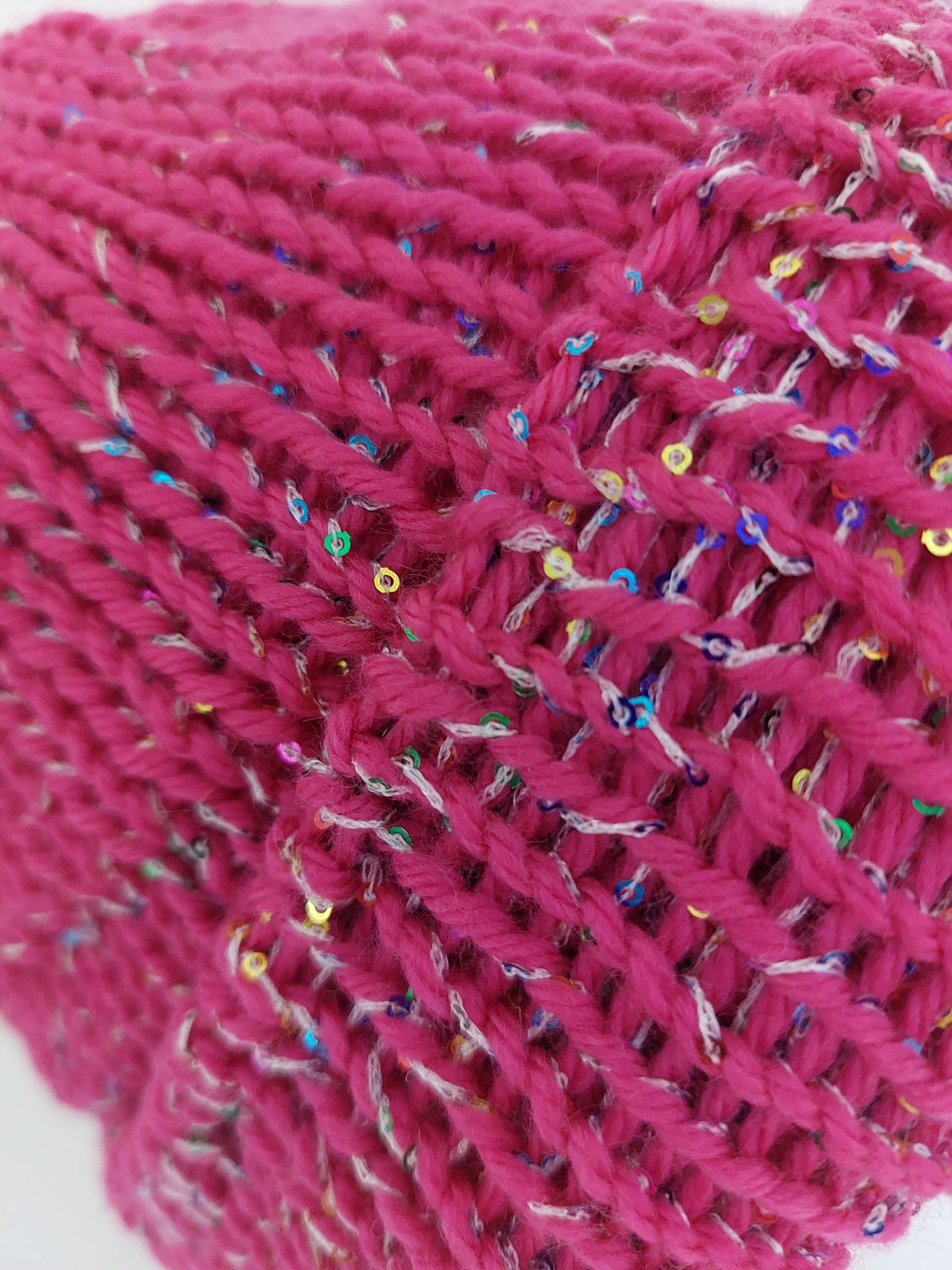 Cappello lana e micropailettes