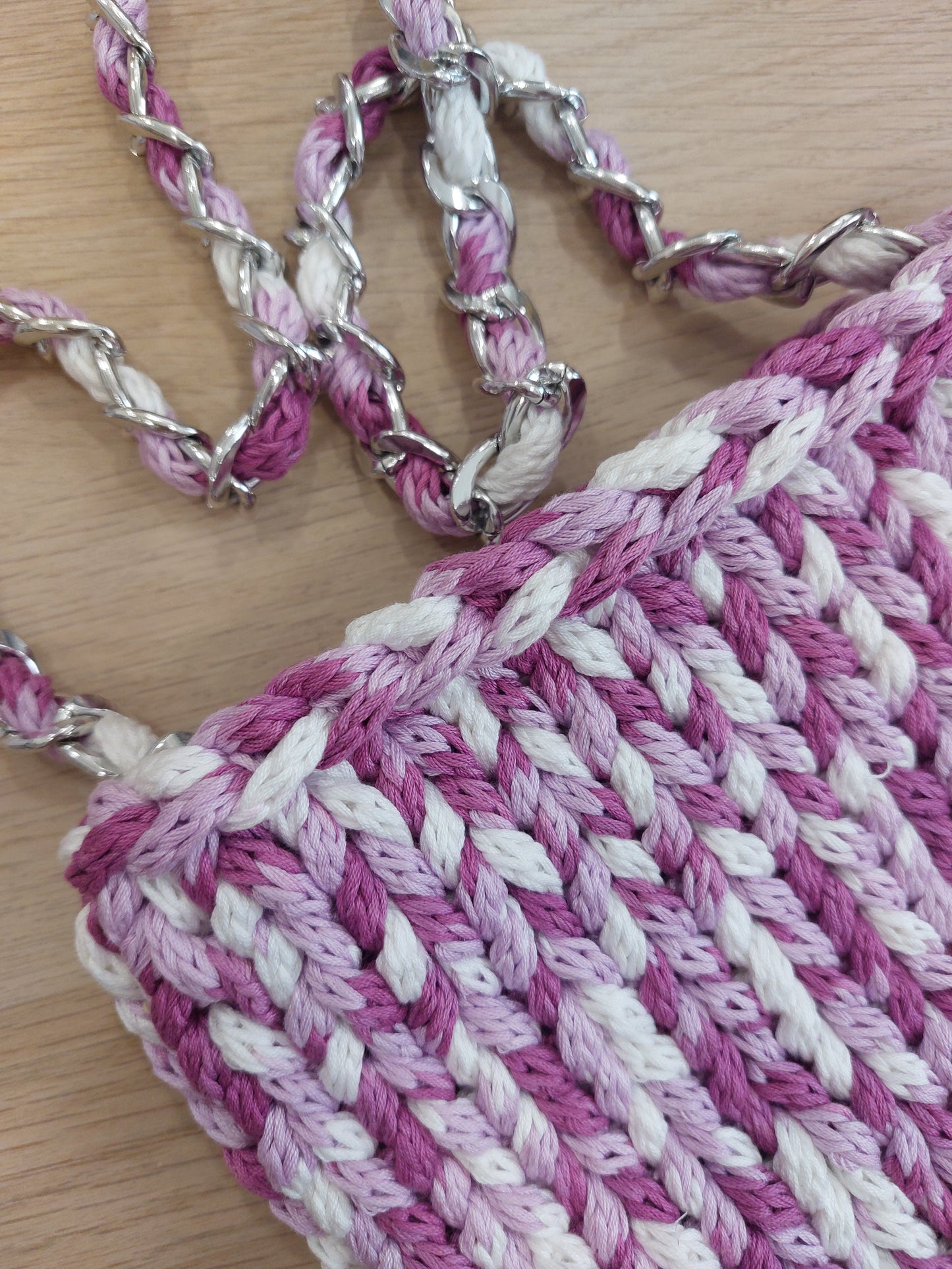 BORSA COTONE VIOLA