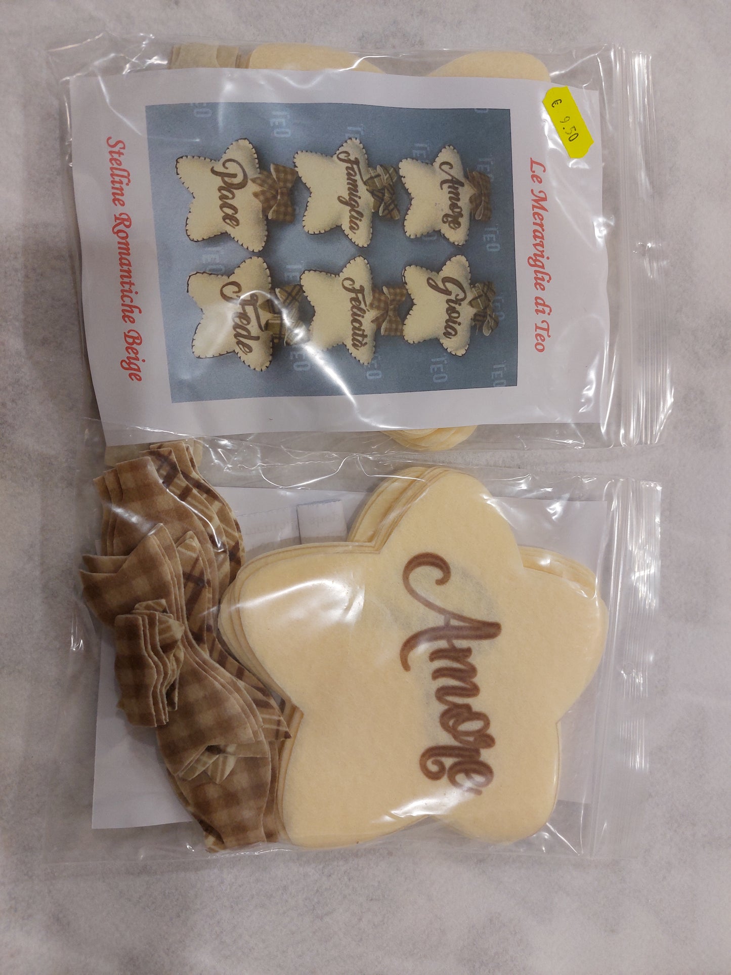 Kit Stelline romantiche beige teo