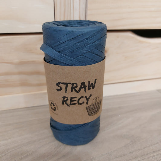 STRAW RECY BLU