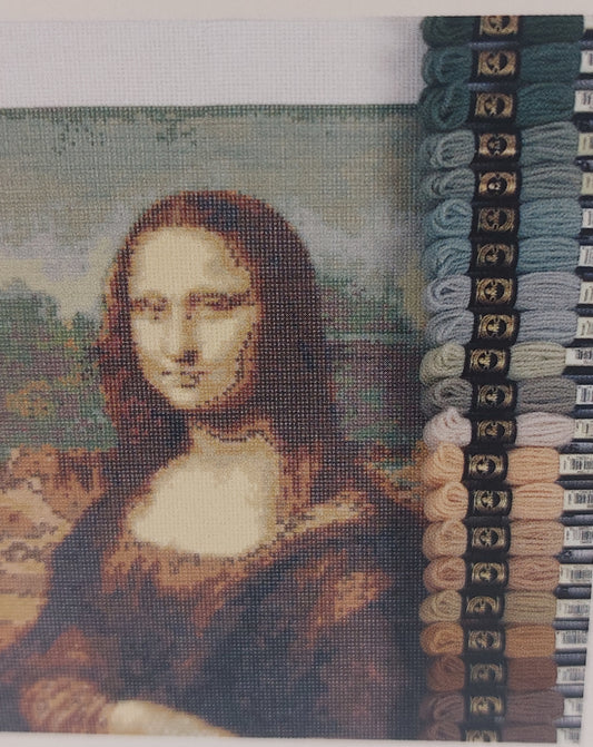 KIT DE TAPISSERIE NEEDLEPOINT TAPESTRY KIT La Joconde