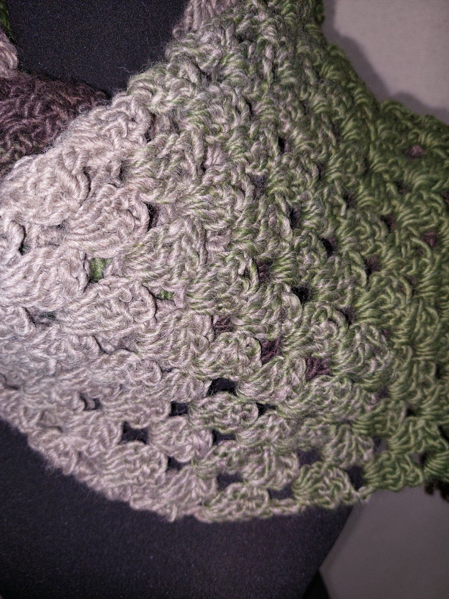 Sciarpa verde mix