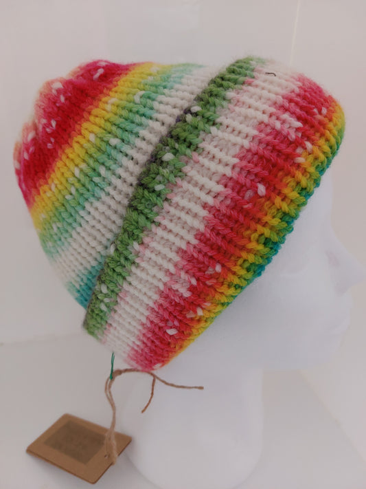 Cappello mix in lana