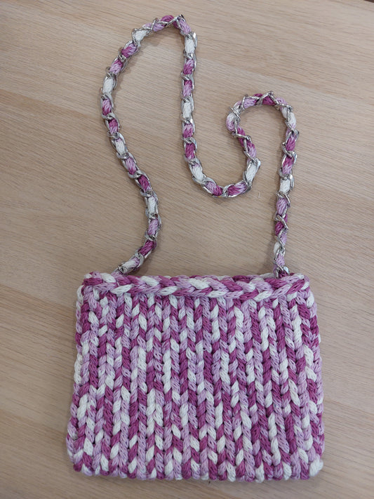 BORSA COTONE VIOLA