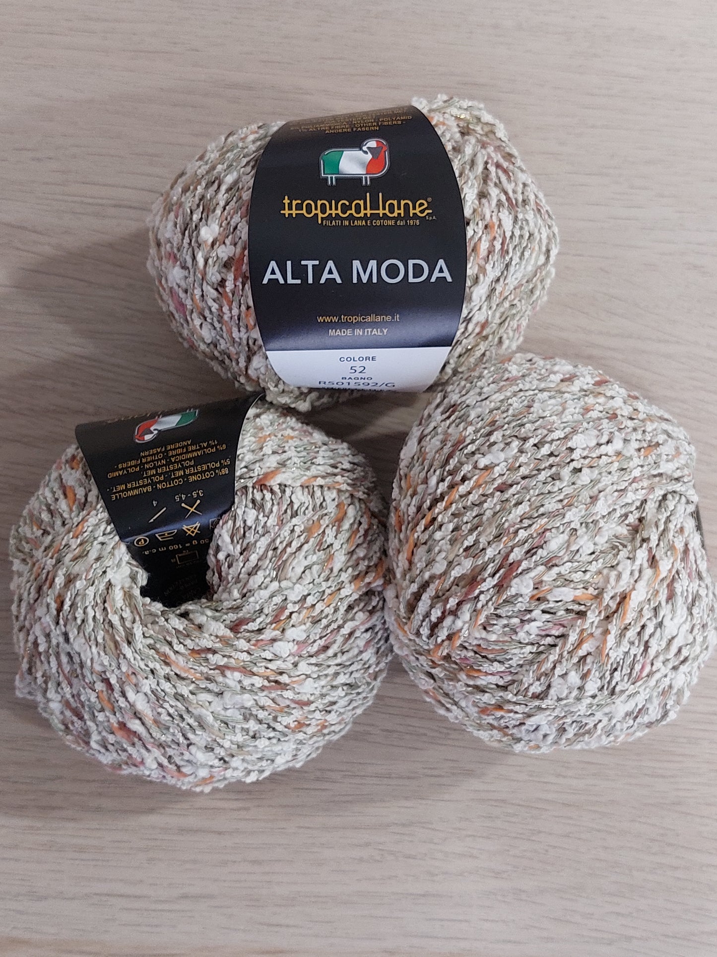 Alta moda Tropicallane col 52 filato cotone