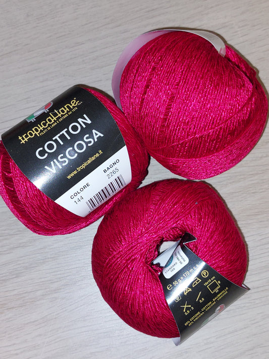 Cotton viscosa tropicallane col 144