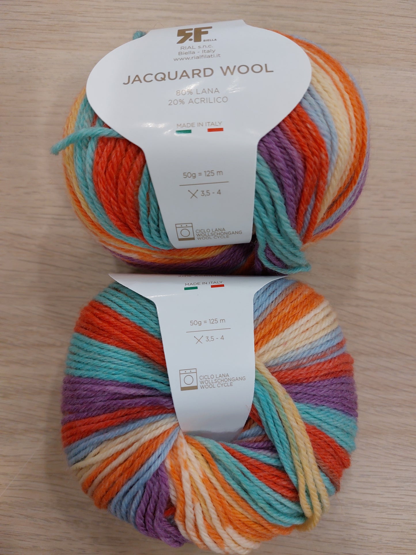 Jacquard wool col 804