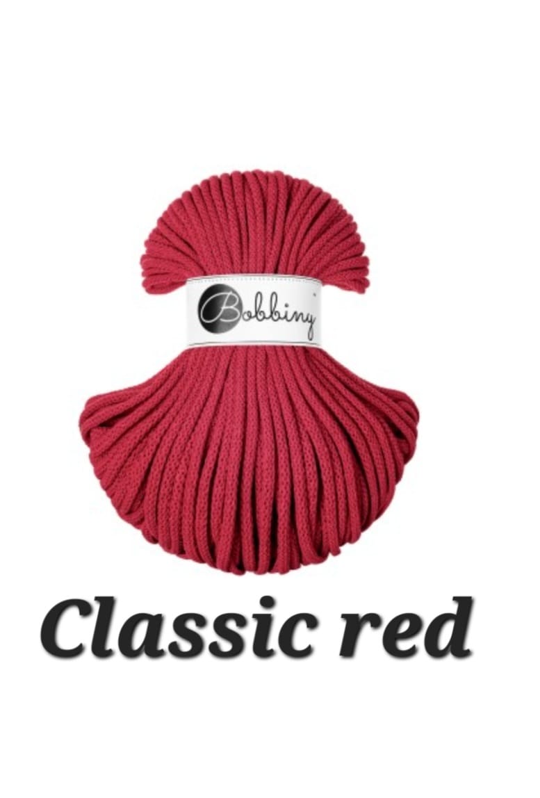 Bobbiny col.classic red 50mt n5