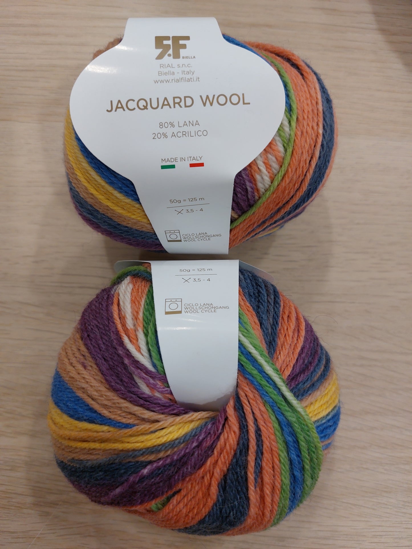Jacquard wool col 802