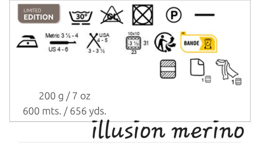 ILLUSION MERINO COL300