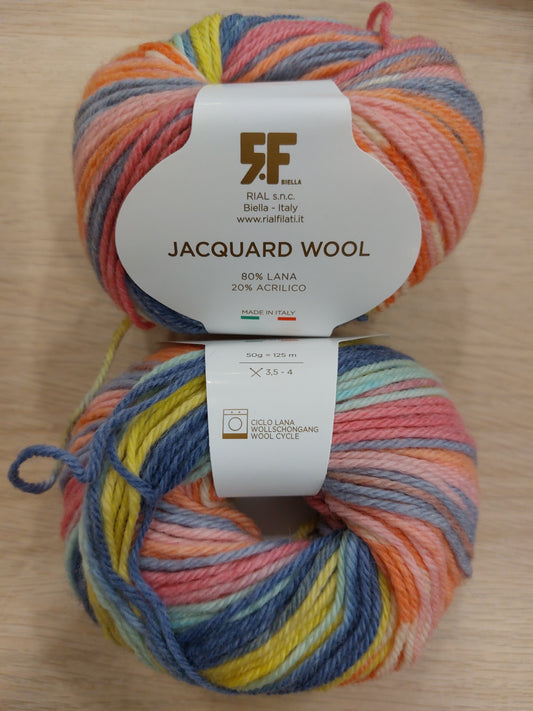 Jacquard wool col 800