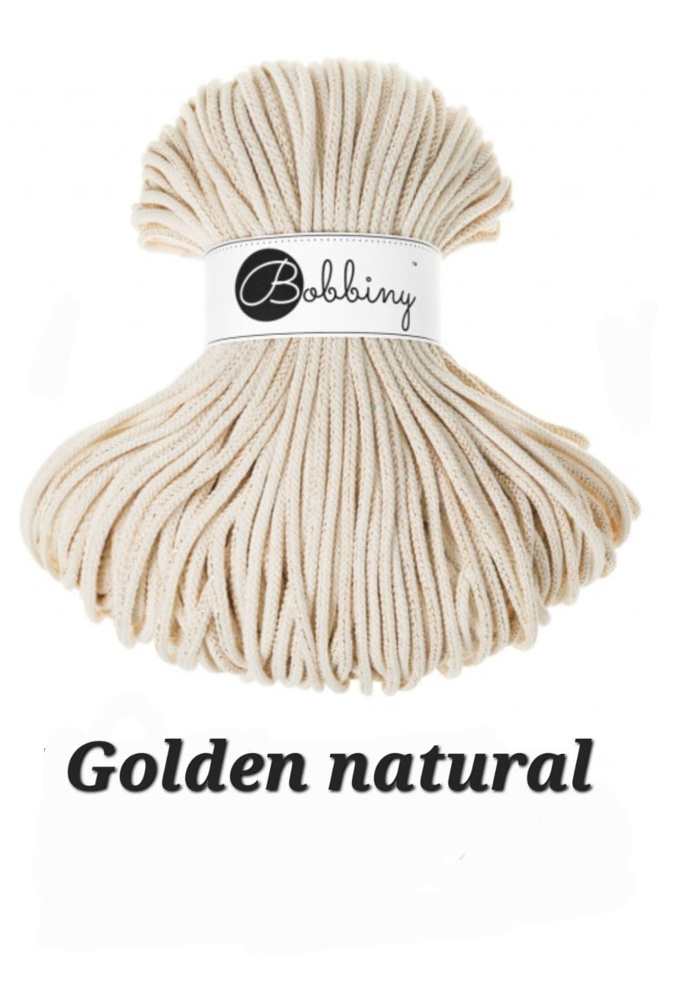 Bobbiny col.golden Natural n5 50 mt