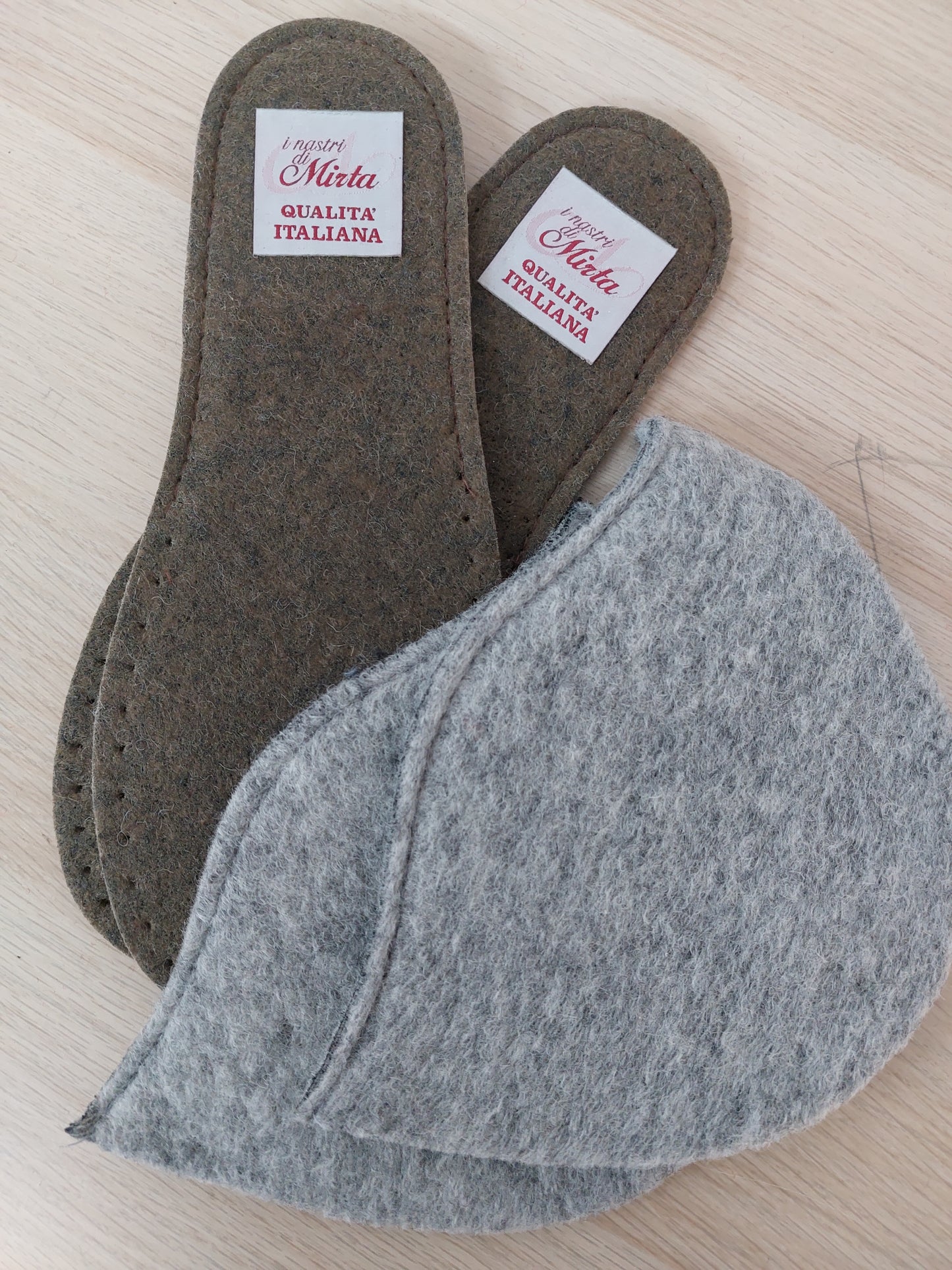KIT PANTOFOLA  TG. L GRIGIO scontatissimo