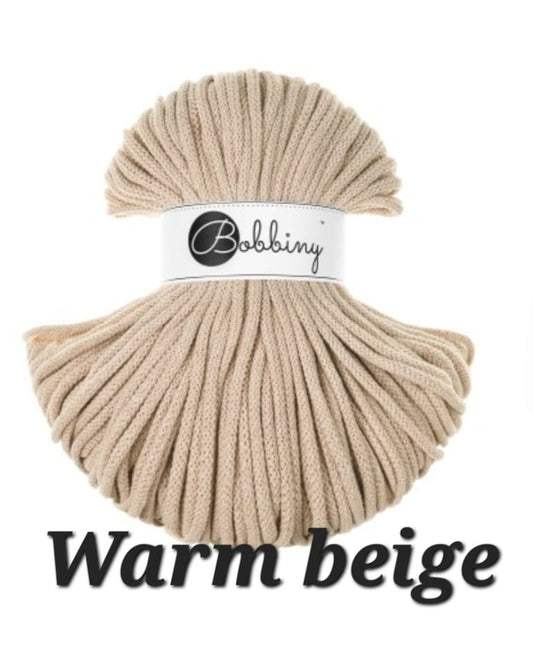 Bobbiny col warm beige 100mt n5