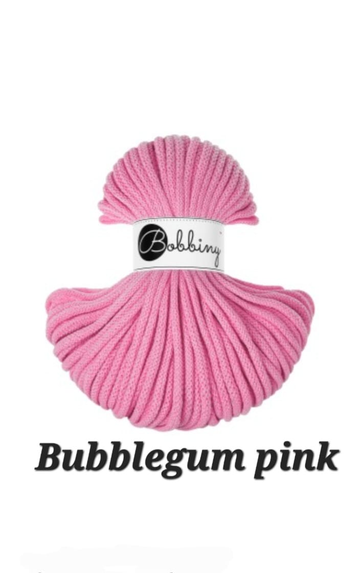 Bobbiny col.Bubblegum pink 50 mt n5